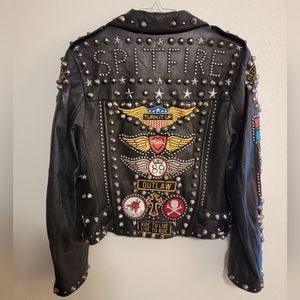 Vintage Double D Ranch Biker Jacket XS